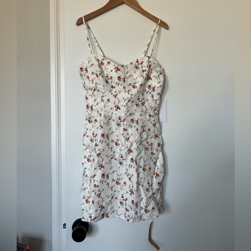 Reformation Roarke Linen Dress, Size 4